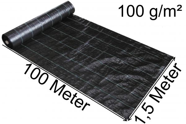 Bändchengewebe unkrautvlies anti Unkraut Gewebe Bodengewebe pflanzen Schutz Unterbodengewebe Geotextil Bändchenfolie Unkrautgewebe Unkrautschutzfolie 100g/m²