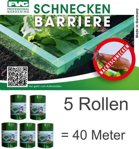 40m Schnecken Barrierer Schnecken-schutz Schnecken-sperre Schnecke Abwehr Beete Schneckenzaun