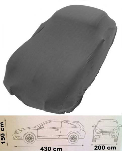 Auto-Plane Passform Abdeckung grau 4,30 m Indoor Car Cover Ganzgarage  Schutzdecke KFZ Oldtimer