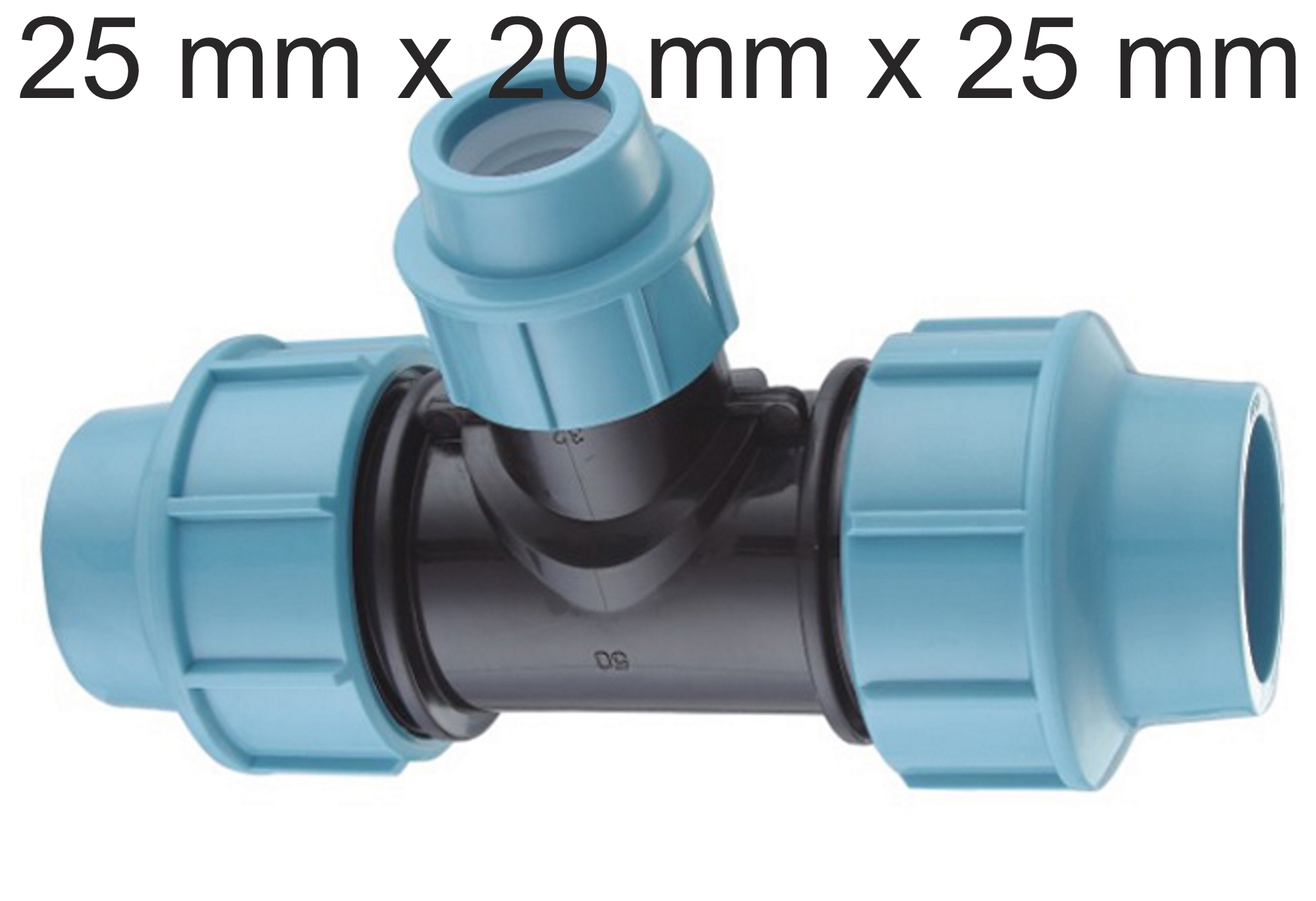 20 mm PE-Rohr T-Stück mit 1/2" Außengewinde TOP-QUALITÄT #230
